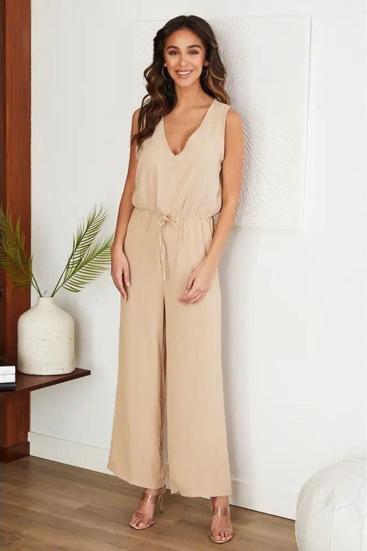 Calista Wide Leg Jumpsuit | Swank Boutique