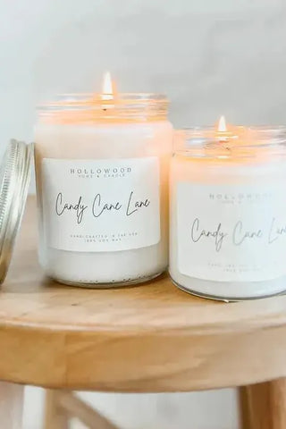 Candy Cane Lane Holiday Candle | Swank Boutique