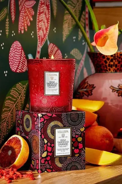 Goji Tarocco Orange - Classic Candle | Swank Boutique