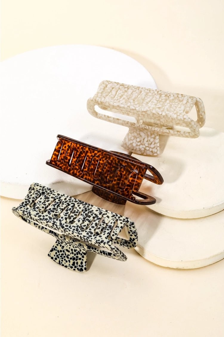 Assorted Rectangle Hair Clips | Swank Boutique