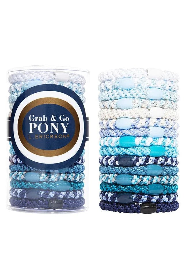 Grab & Go Pony Tube - Coastal | Swank Boutique