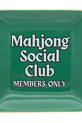 Square Trinket Tray Mahjong Social Club