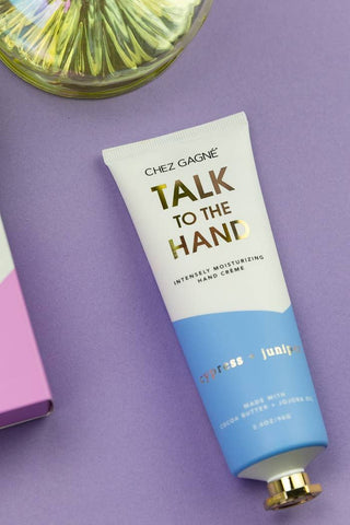 Talk to the Hand - Funny Hand Cream Cypress + Juniper