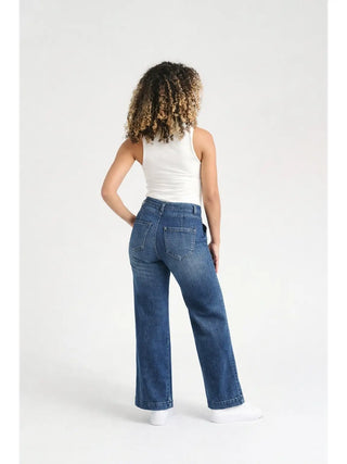 Oaklee Petite Wide Leg Jean