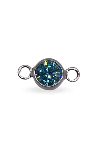 Sterling Silver Birthstone - December | Swank Boutique