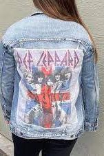 Custom Vintage Denim Jacket - Def Leppard | Swank Boutique