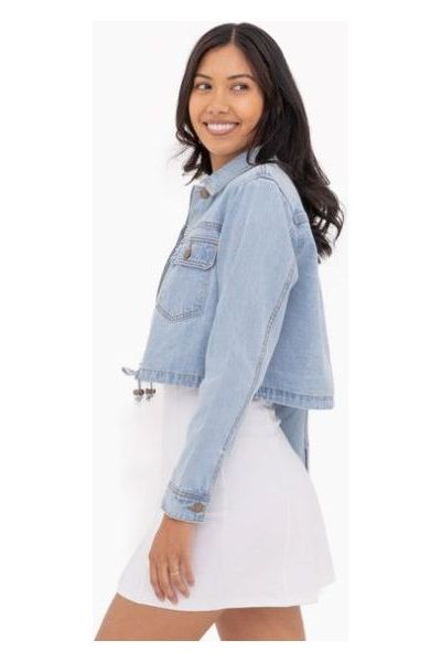 Crop Denim Jacket | Swank Boutique