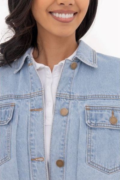 Crop Denim Jacket | Swank Boutique