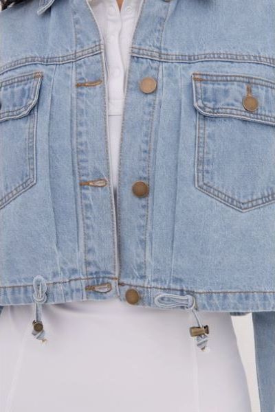 Crop Denim Jacket | Swank Boutique