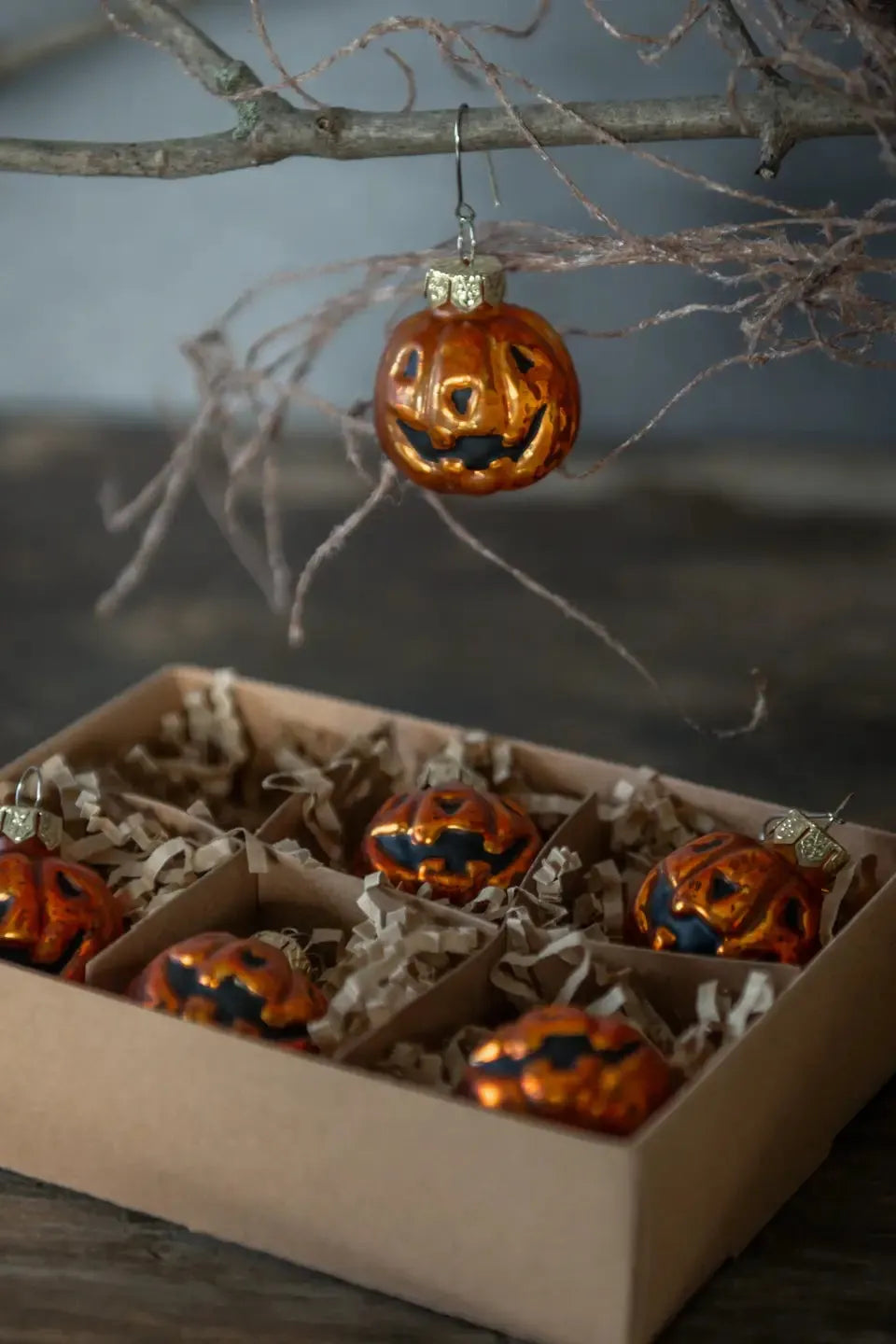 Mini Jack O Lantern Ornament | Swank Boutique