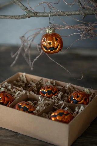 Mini Jack O Lantern Ornament | Swank Boutique