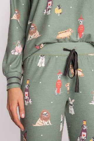My Dog Is My Boo Lounge Set - Bottom | Swank Boutique
