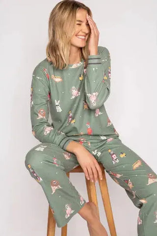 My Dog Is My Boo Lounge Set - Bottom | Swank Boutique