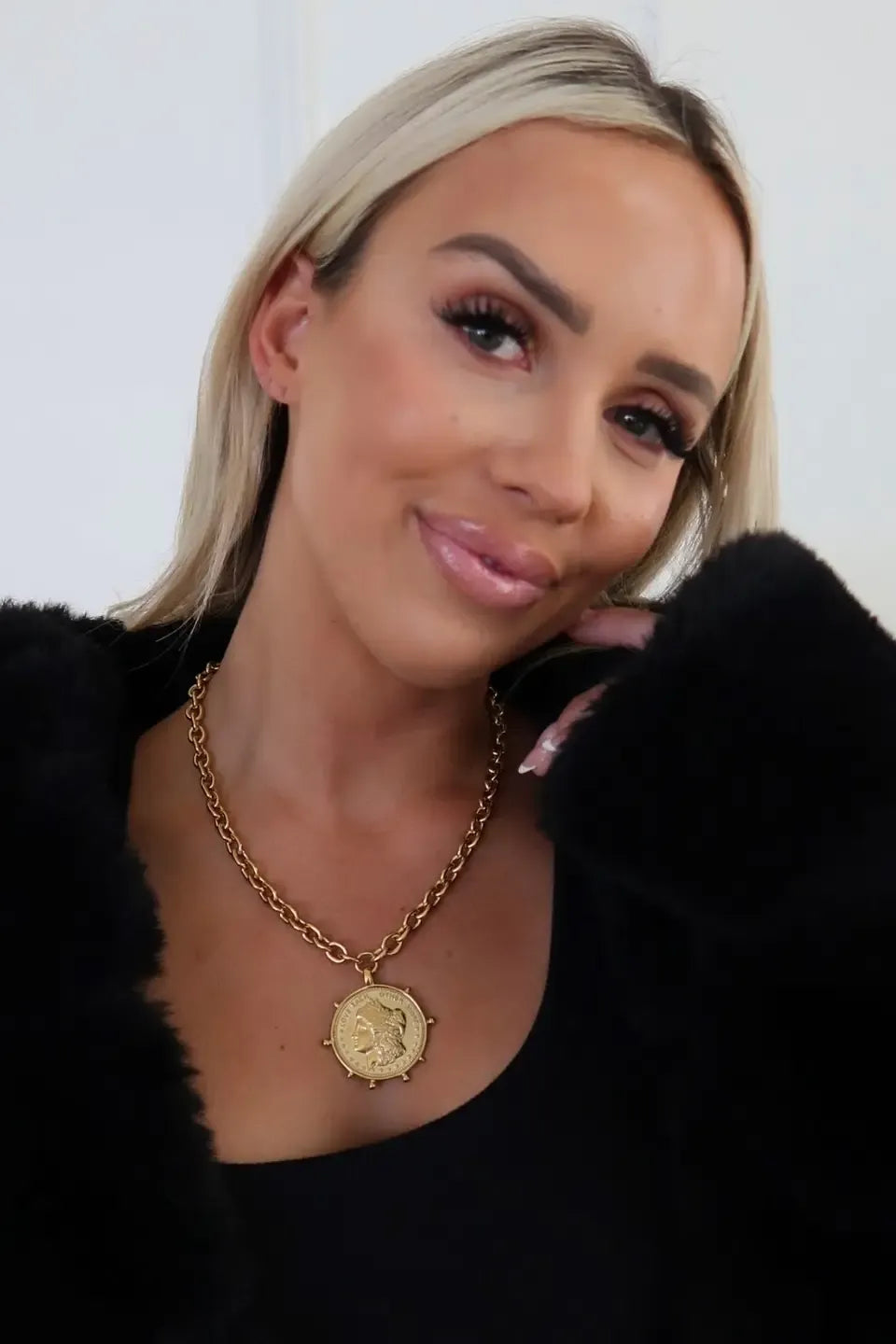 Gold Coin Necklace | Swank Boutique