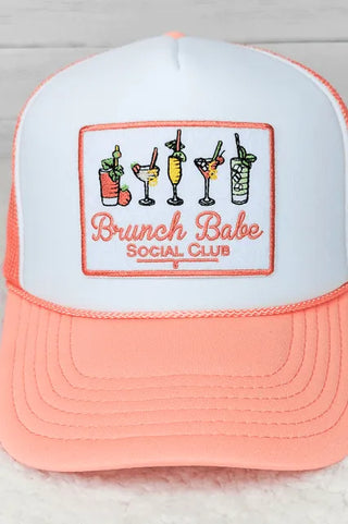 Brunch Babe Embroidered Hat/Pocket Patch