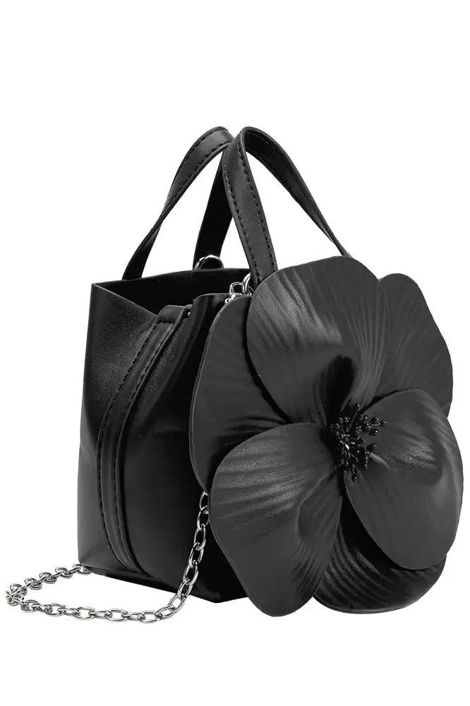 Monroe Flower Bag - Ivory (Copy) | Swank Boutique