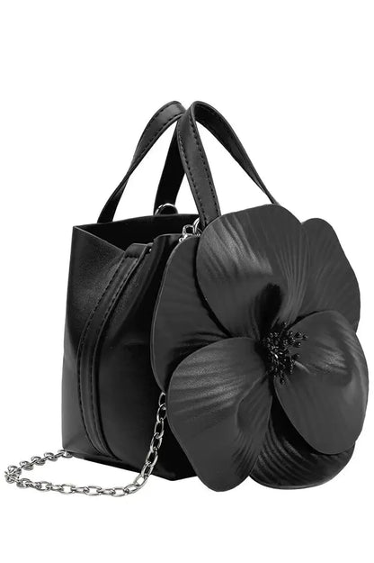 Monroe Flower Bag - Ivory (Copy) | Swank Boutique
