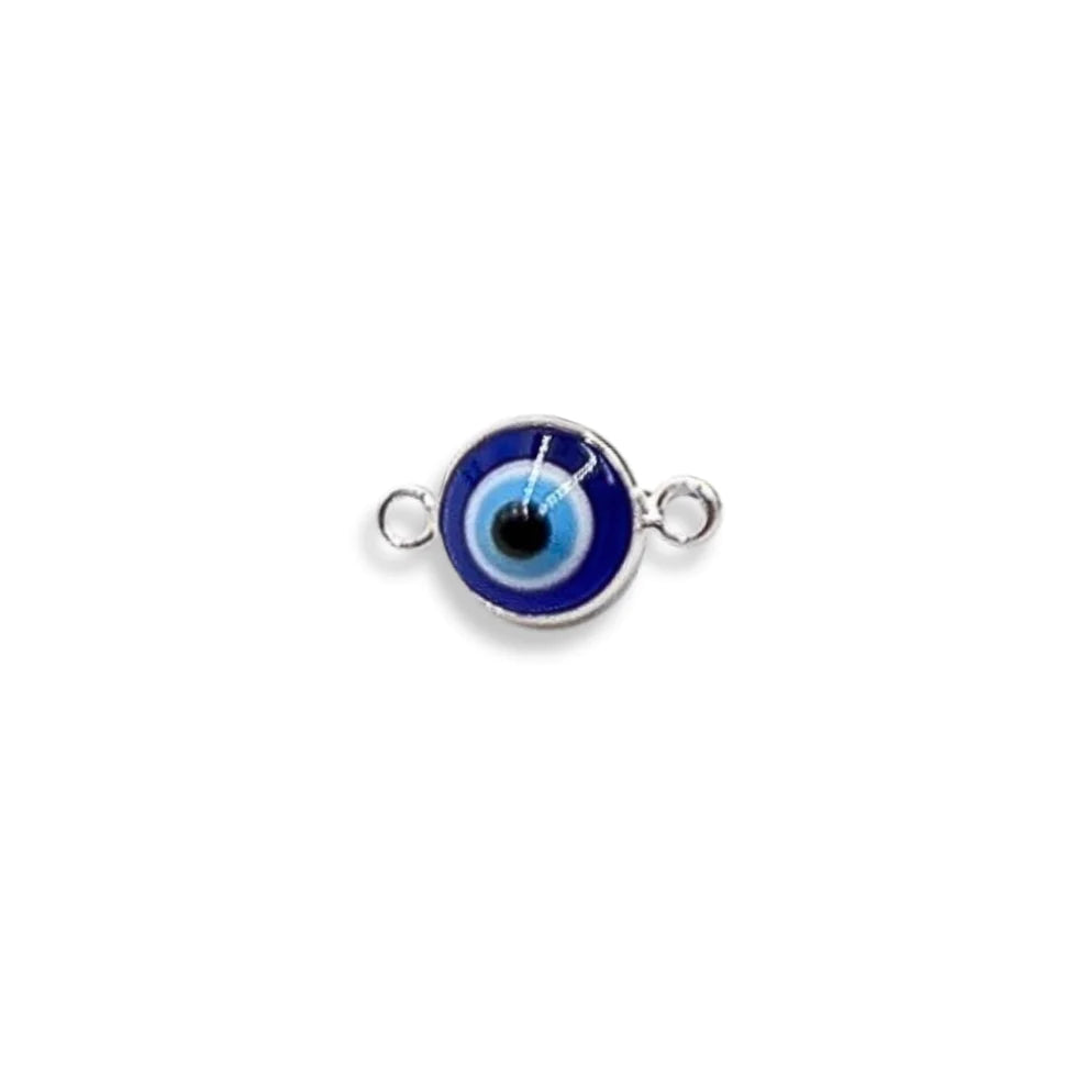 Evil Eye Connetor - Sterling Silver | Swank Boutique