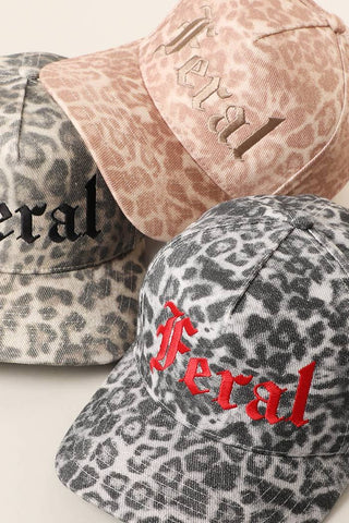 Feral Leopard Print Trucker Hat
