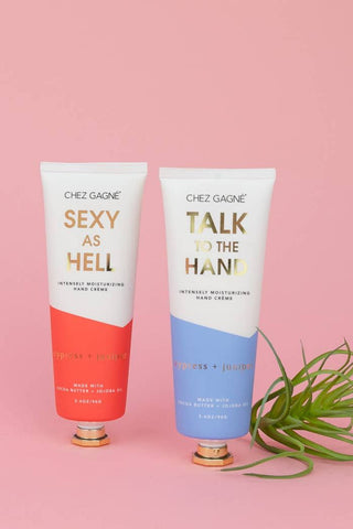 Talk to the Hand - Funny Hand Cream Cypress + Juniper
