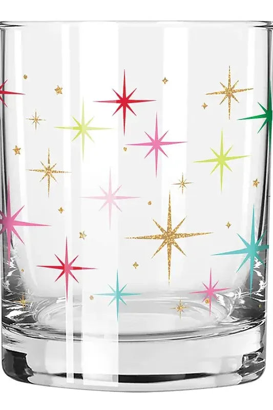 Retro Stars Cocktail Glass | Swank Boutique