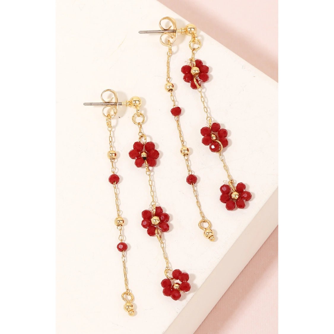 Flower Dangle Earrings | Swank Boutique