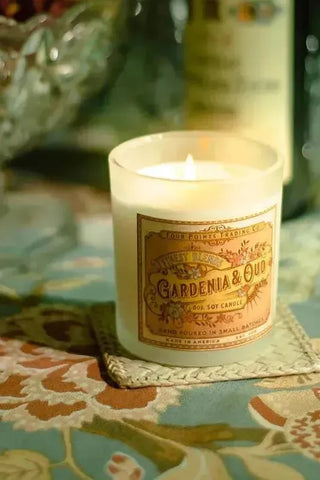 Gardenia and Oud Candle | Swank Boutique