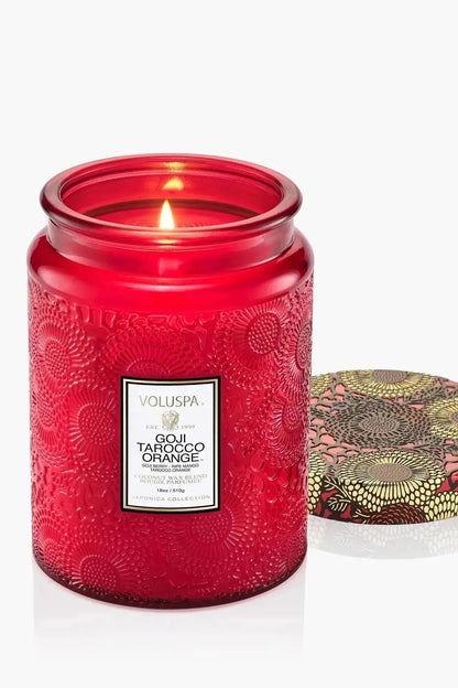 Goji Tarocco Orange - Large Candle | Swank Boutique
