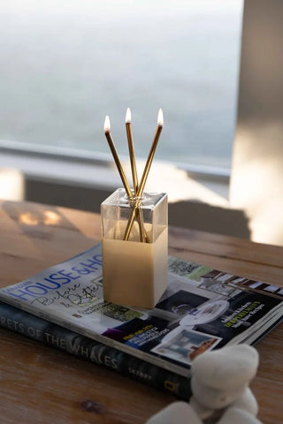 Gold Everlasting Candles | Swank Boutique