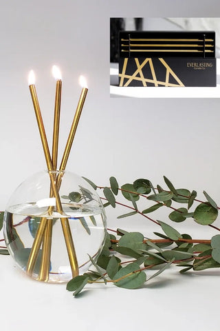 Gold Everlasting Candles | Swank Boutique