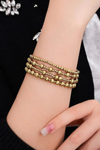 Golden Demure Bracelet Set | Swank Boutique