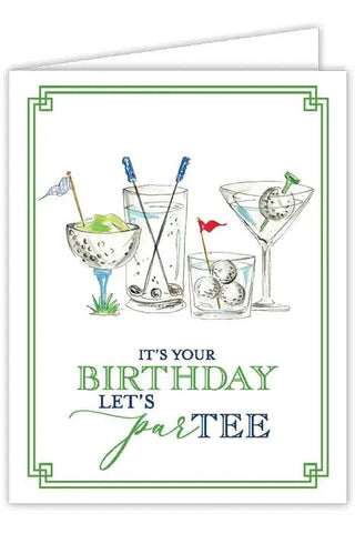 Let's ParTEE Golf Greeting Cards | Swank Boutique