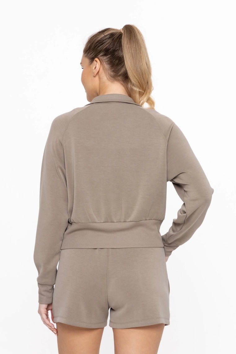 Grey Urban Cargo Sweater | Swank Boutique