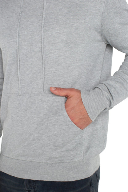 Men's Grey Hooded Sweater | Swank Boutique