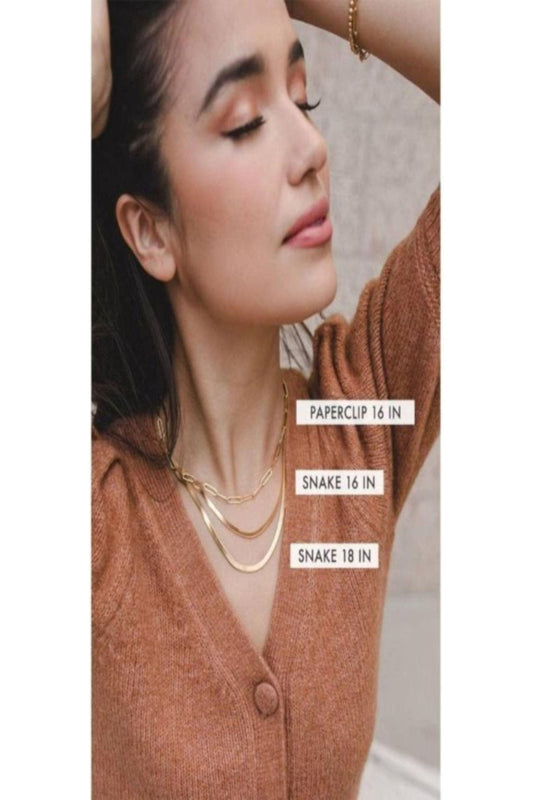 18 Inch Herringbone Necklace | Swank Boutique