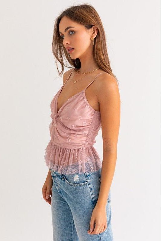 Seeing Stars Babydoll Tank | Swank Boutique