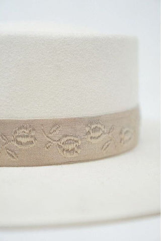 Aura Felt Gambler Hat | Swank Boutique