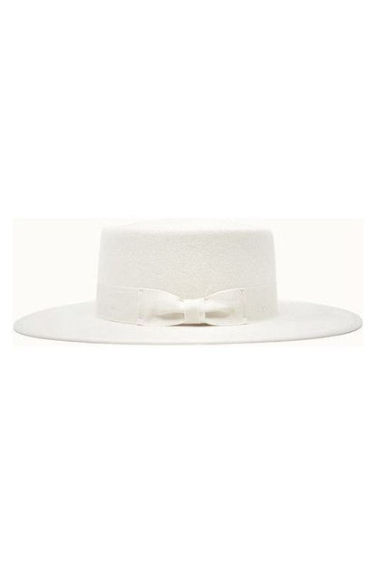 Vida Ivory Felt Gambler Hat | Swank Boutique