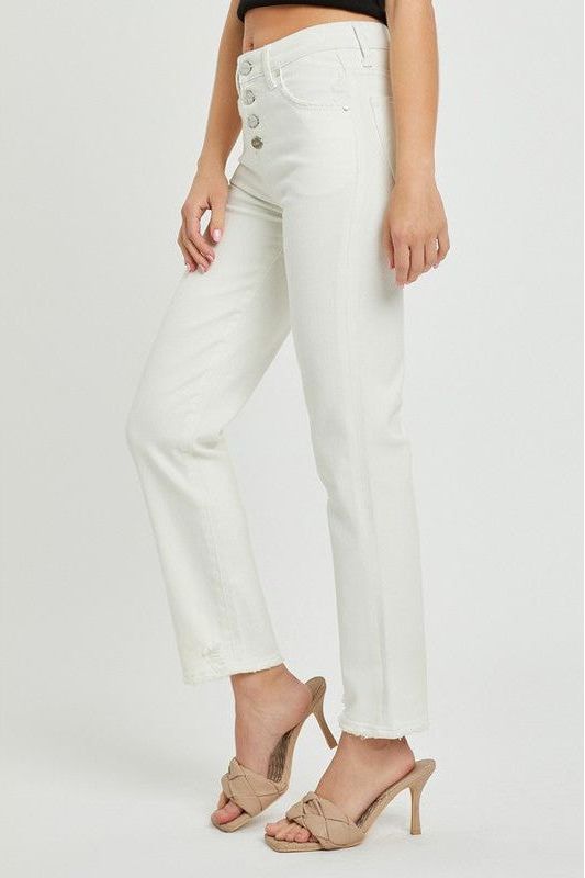 Mid-Rise Tummy Control Tapered Pant | Swank Boutique