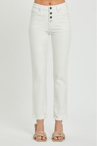 Mid-Rise Tummy Control Tapered Pant | Swank Boutique