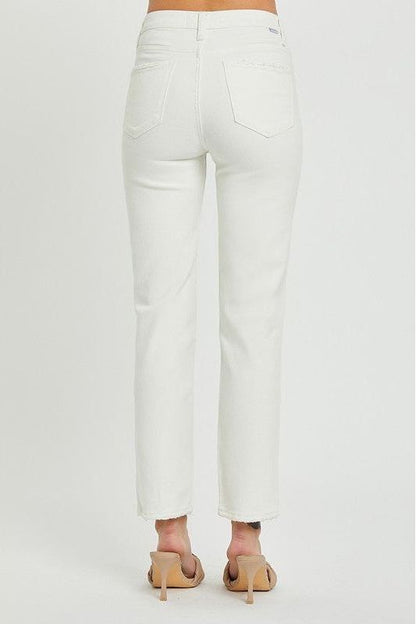 Mid-Rise Tummy Control Tapered Pant | Swank Boutique