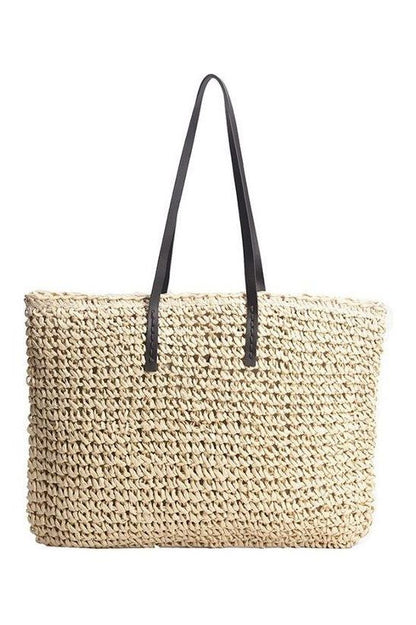 Giselle Straw Tote Bag | Swank Boutique