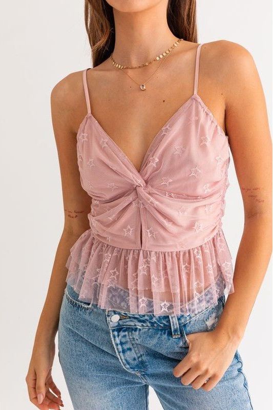 Seeing Stars Babydoll Tank | Swank Boutique