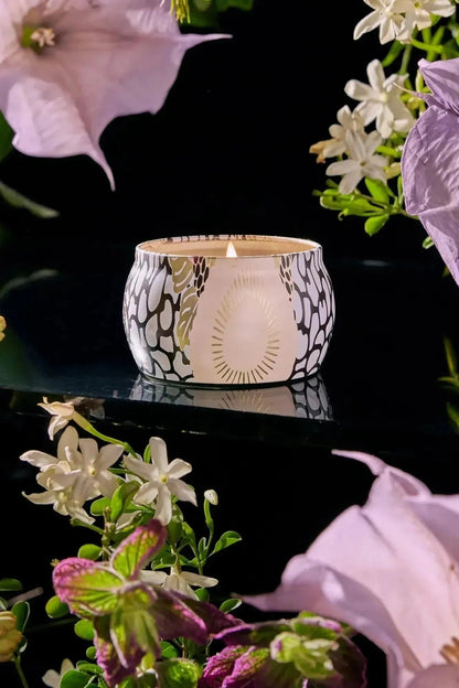 Jasmine Midnight Blooms - Mini Tin Candle | Swank Boutique