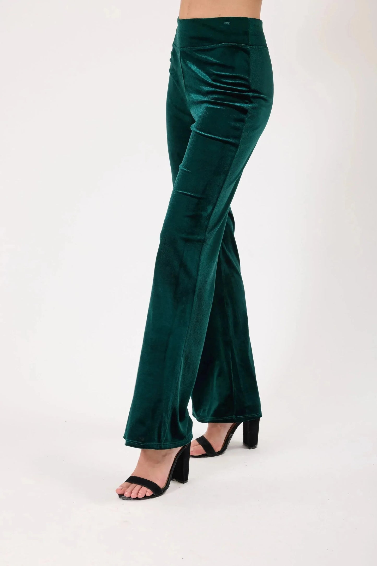 Jenny Green Velvet Pant | Swank Boutique