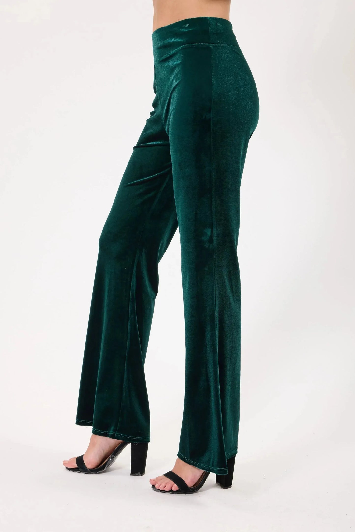 Jenny Green Velvet Pant | Swank Boutique