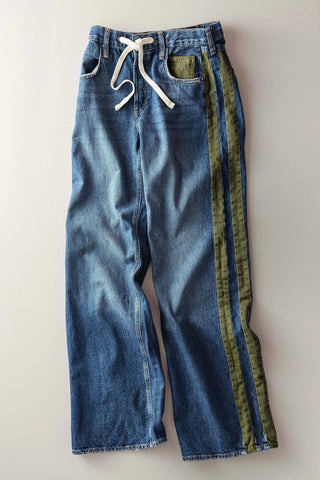 Utility Stripe Denim
