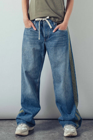 Utility Stripe Denim