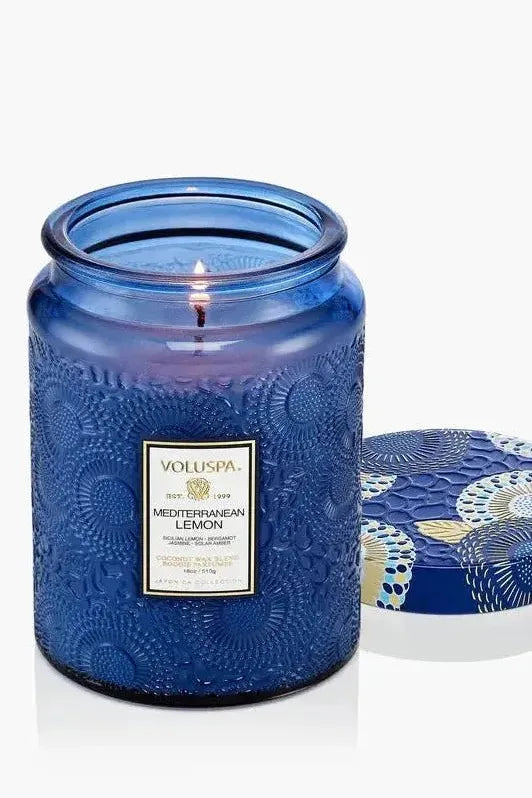 Mediterranean Lemon - Large Jar Candle | Swank Boutique