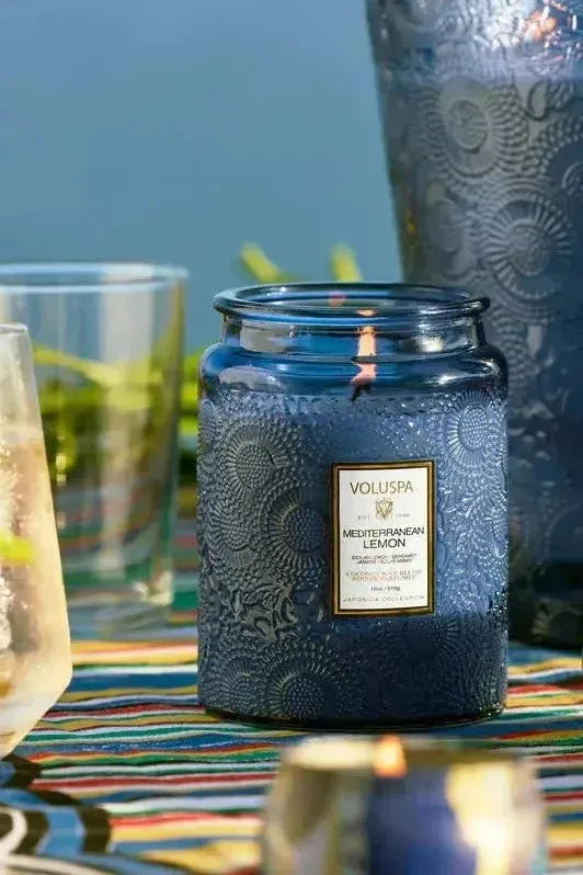 Mediterranean Lemon - Large Jar Candle | Swank Boutique
